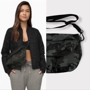 LuLulemon Festival Crossbody bag -Grey/ Black Camo